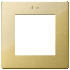 Рамка 1 пост Simon SIMON 24 HARMONIE, золотой, 2400610-066