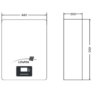 Аккумуляторные батареи MNB Battery LFPW-25.6-200 LCD (25.6В, 200 Ач, LiFePO4)