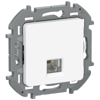 IEKINSPIRIA Розетка телефонная RJ11 6738201 белый IEK