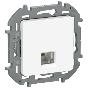 IEKINSPIRIA Розетка телефонная RJ11 6738201 белый IEK