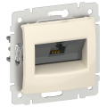 IEKVALENA Розетка компьютерная RJ45 категория 6 UTP 6941461 слоновая кость IEK