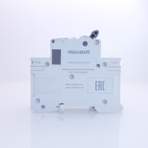 Выключатель автоматический VOLTHAUS VYM9 2Р 50А (С) 6кА
