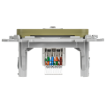 FLITE Розетка 2-местная компьютерная RJ45 категория 6 UTP РК6-2-0-ФлО оливковый IEK