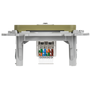 FLITE Розетка 2-местная компьютерная RJ45 категория 6 UTP РК6-2-0-ФлО оливковый IEK