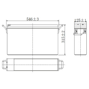 Аккумуляторные батареи MNB Battery MR 155-12 FT