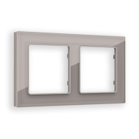 AF330502 Рамка ALFA Platos (Сталь Стекло органическое) 2-ая AMBRELLA VOLT