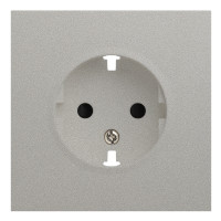 Лицевая панель для розетки 2к+з, платина (35632 PL)