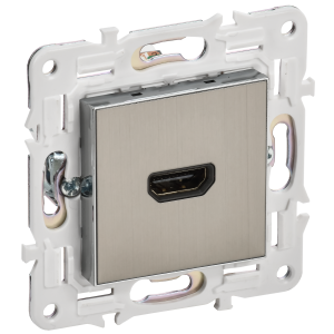 SKANDY Розетка HDMI SK-H01N металл никель IEK