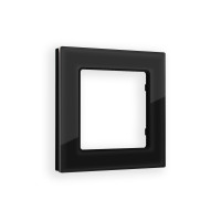 AF380801 Рамка ALFA Platos Черный Стекло закаленное натуральное 1-ая AMBRELLA VOLT