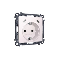 MA210510 Комплект механизма электрической розетки 2USB СC 20W быстрая зарядка сз на винтовых зажимах 16A-250V ALFA Жемчуг QUANT AP2105, VM165 AMBRELLA VOLT