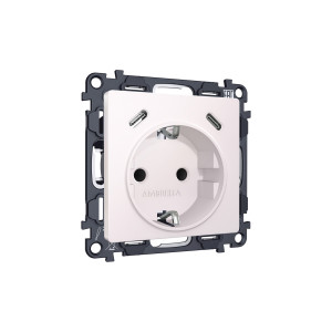 MA210510 Комплект механизма электрической розетки 2USB СC 20W быстрая зарядка сз на винтовых зажимах 16A-250V ALFA Жемчуг QUANT AP2105, VM165 AMBRELLA VOLT