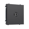 MS913030 Комплект механизма TV розетки проходной SIGMA Графит Мягкое касание 5-1000 MHz 4dB QUANT PRO (SP9130, PR211)