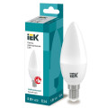 Лампа светодиодная 5Вт C35 свеча 4000К нейтр. бел. E14 450лм 230-240В IEK LLE-C35-5-230-40-E14