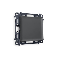 MA901030 Комплект механизма 1-кл перекрестного выключателя ALFA Графит мягкое касание QUANT AP9010, VM112 AMBRELLA VOLT