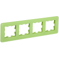 BRITE Рамка 4-местная РУ-4-2-Бр стекло эко грин RE IEK