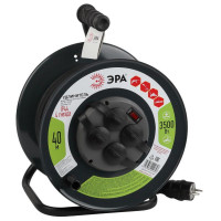 Удлинитель на метал. катушке 4х40м с заземл. 16А IP44 RMx-4es-3х1.5-40m-IP44(KG) КГ 3х1.5 Эра Б0046848