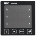 Амперметр цифровой щитовой трехфазный RS-485 96х96 LED MASTER IEK