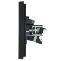 FORTE&PIANO Розетка двойная RJ11+RJ45 кат.5E FP135 черный IEK
