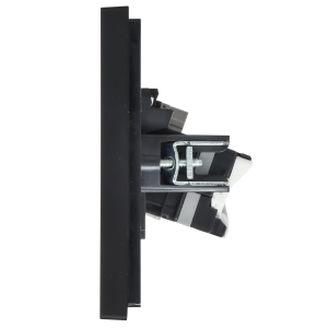 FORTE&PIANO Розетка двойная RJ11+RJ45 кат.5E FP135 черный IEK