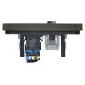FORTE&PIANO Розетка двойная TV+RJ45 кат.6 FP337 серый IEK