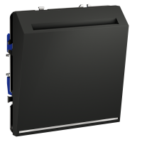 Выключатель встраиваемый VOLTUM S70 карточный 16А, (графит)