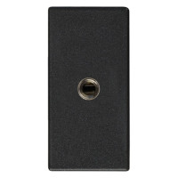 Розетка mini-jack Simon SIMON 27, скрытый монтаж, графит, 2701092-038