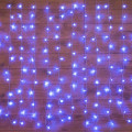 Гирлянда светодиодная Светодиодный Дождь 2.5х2м 300LED син. 16Вт 230В IP20 свечение с динамикой провод прозр. Neon-Night 235-053