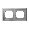 ARTGALLERY 2-постовая РАМКА IP44, АЛЮМИНИЙ GAL440302