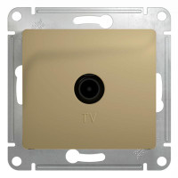 GLOSSA TV РОЗЕТКА оконечная 1дБ, механизм, ТИТАН GSL000491