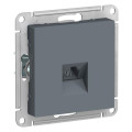 ATLASDESIGN РОЗЕТКА телефонная RJ11, механизм, ГРИФЕЛЬ ATN000781