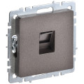 IEK BRITE BASE Темн.бронза Розетка комп RJ45 кат.5E РК10-БрТБ