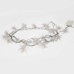 Гирлянда светодиодная Снежинки 2.8м 20LED бел. 1Вт IP20 Neon-Night 303-036
