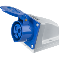 216 RS4  Розетка для монтажа на пов-ть 2Р+E 16A 110V~ IP44 (D19 609 01) 2CMA193097R1000