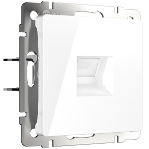 W5120101/ Розетка Ethernet RJ-45 cat. 6A экранированная (белый)