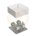 Коробка огнестойкая для кабель-канала 40-0450-FR2.5-8 Е15-Е120 75х75х30 Промрукав 40-0450-FR2.5-8