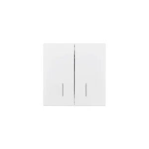 Выключатель 2-кл. СП ESTET IP20 с индикацией механизм бел. LEZARD 745-0288-112