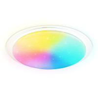 Потолочный светодиодный светильник с пультом 3000K-6400K+RGB 42Вт