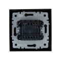 BRITE Выключатель 2-клавишный 10А в сборе ВСР10-2-0-БрГ графит IEK