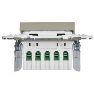 SKANDY Кнопка звонка с индикацией для отелей 10А SK-V17B бежевый IEK