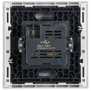 FORTE&PIANO Розетка USB A+C 18Вт FP251 белый IEK