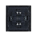 FORTE&PIANO Выключатель 1-клавишный 10А FP501 сталь IEK