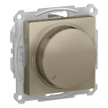 ATLASDESIGN СВЕТОРЕГУЛЯТОР (диммер) поворотно-нажимной, LED, RC, 400Вт, механизм, ШАМПАНЬ ATN000523