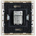 FORTE&PIANO Розетка TV проходная FP429 ваниль IEK