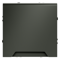 Розетка встраиваемая VOLTUM S70 с заземлением, защитными шторками и крышкой 16А, (титан)