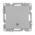 Arvia Electric, L/K Механизм, Выключатель одноклавишный проходной, (серебро)