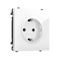 MS107010 Комплект механизма электрической розетки SIGMA Белый глянец 50Hz 2P+E с/з с/ш 16A-250V QUANT PRO (SP1070, PR141)