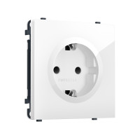 MS107010 Комплект механизма электрической розетки SIGMA Белый глянец 50Hz 2P+E с/з с/ш 16A-250V QUANT PRO (SP1070, PR141)