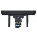 FORTE&PIANO Розетка компьютерная RJ45 кат.6 FP131 черный IEK