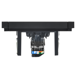FORTE&PIANO Розетка компьютерная RJ45 кат.6 FP131 черный IEK