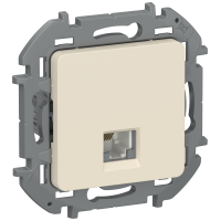 IEKINSPIRIA Розетка телефонная RJ11 6738211 слоновая кость IEK